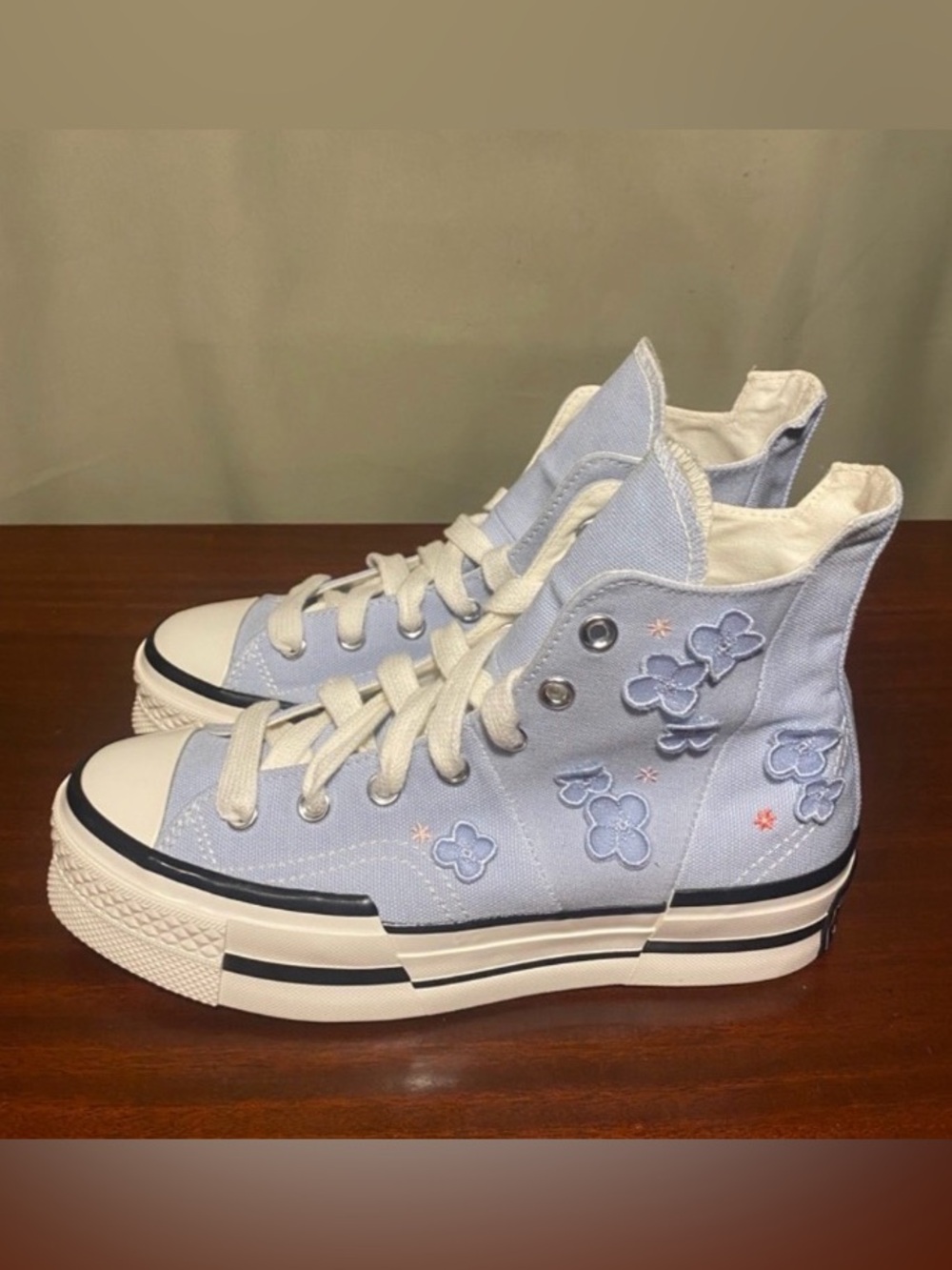Converse Chuck 70 Plus Hi 3D Flowers Distorted Platform Unisex Shoe W 8.5/M6.5